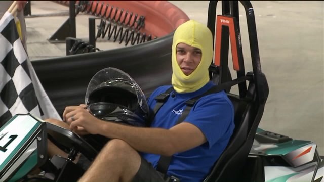 Chip talks about Veloce grand opening, takes a ride a go-kart