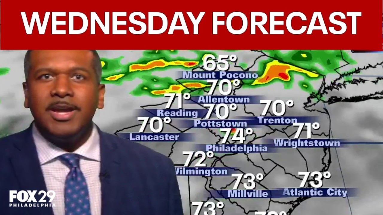 Philadelphia weather: Wednesday evening forecast