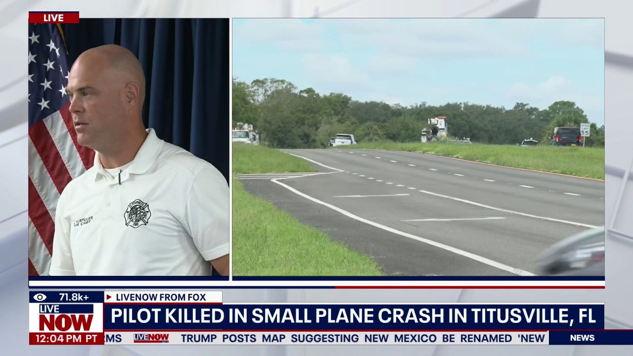 Pilot killed in small plane crash in Florida