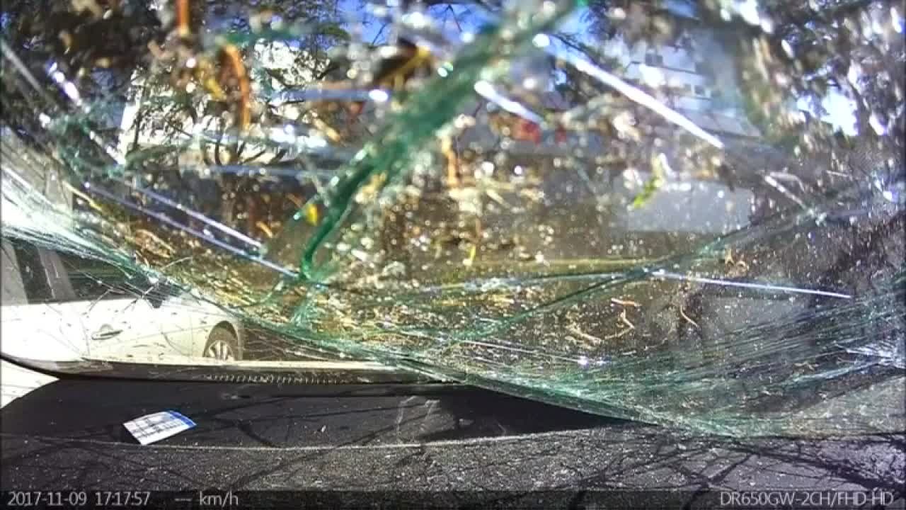 Dash Cam dramatic car crash