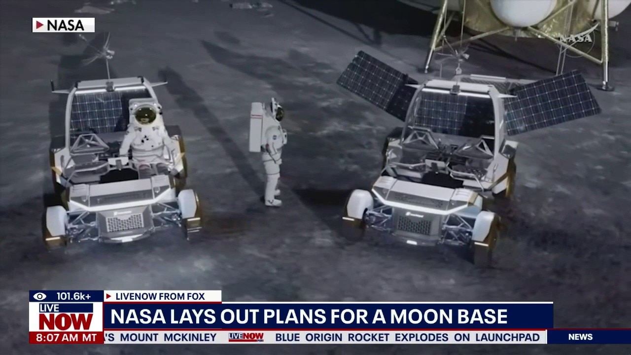 NASA lays out plans for permanent moon base