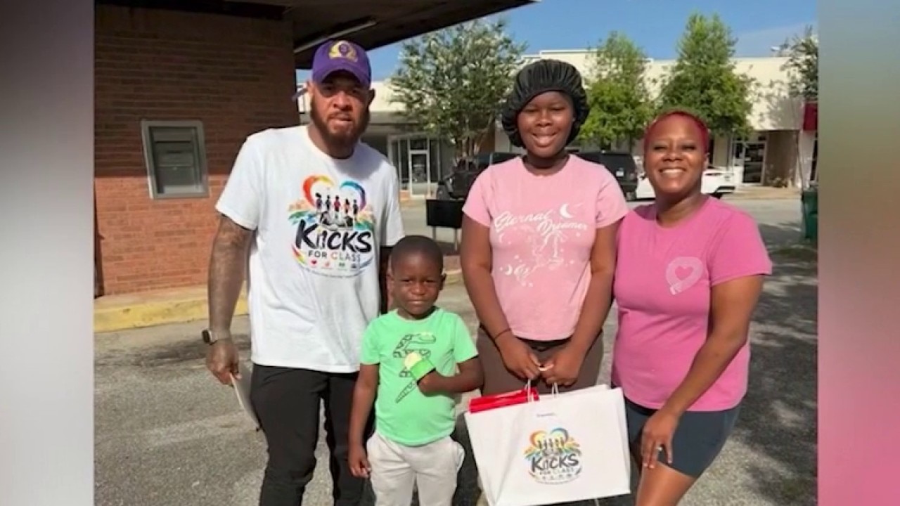 Veteran group Kicks for Class provides new shoes in Gwinnett