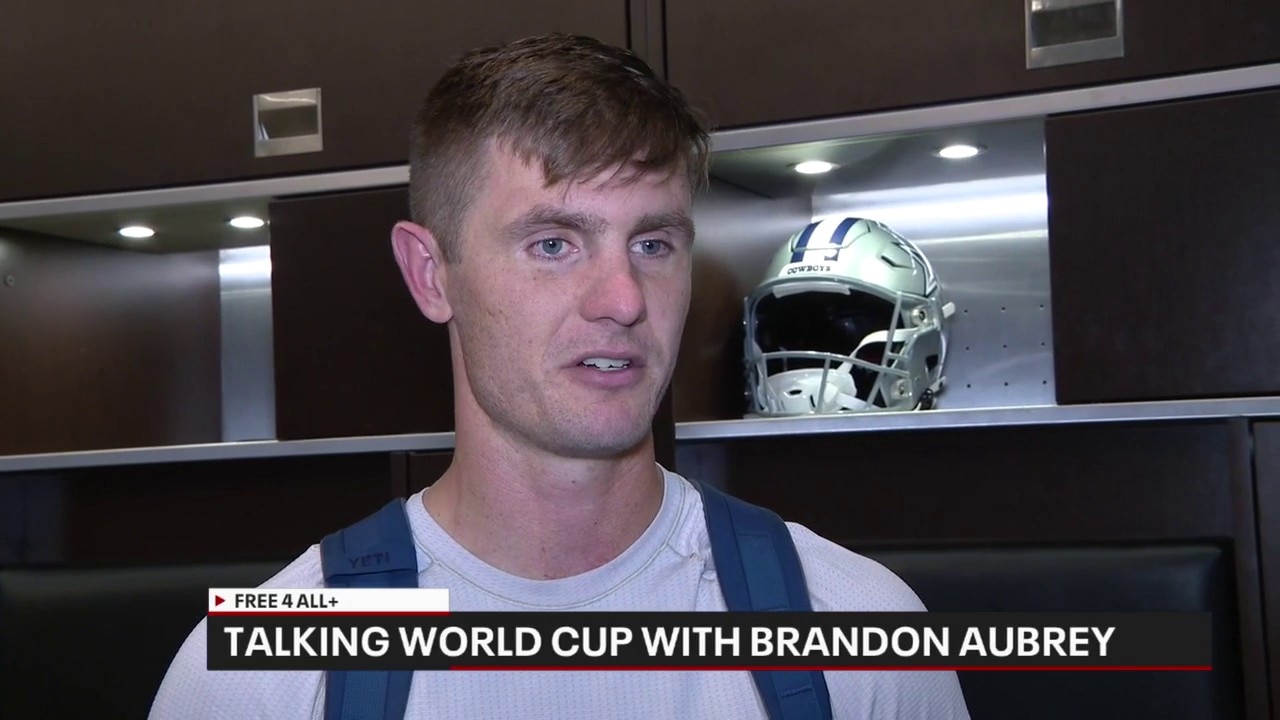 Cowboys kicker Brandon Aubrey talks excitement for World Cup