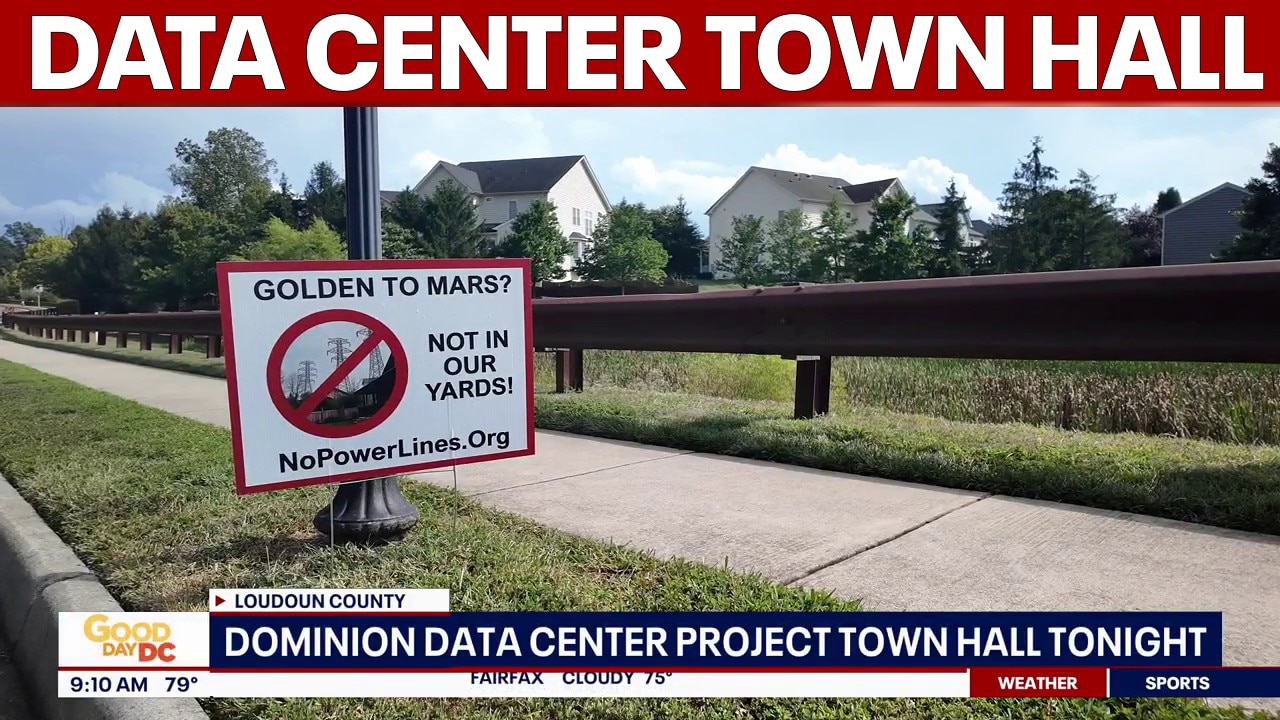 Dominion data center transmission line debate heads to Loudoun Co.town hall