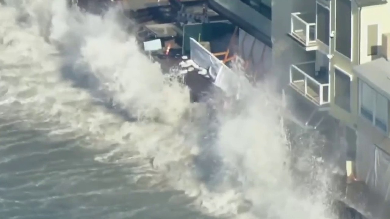 Powerful surf hits California due to Hurricane Rachel