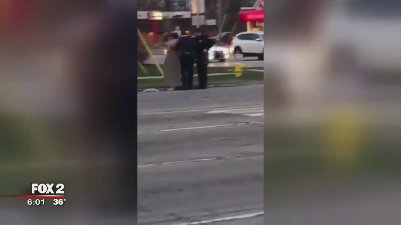 Naked man arrested after multi-car accident in Westland