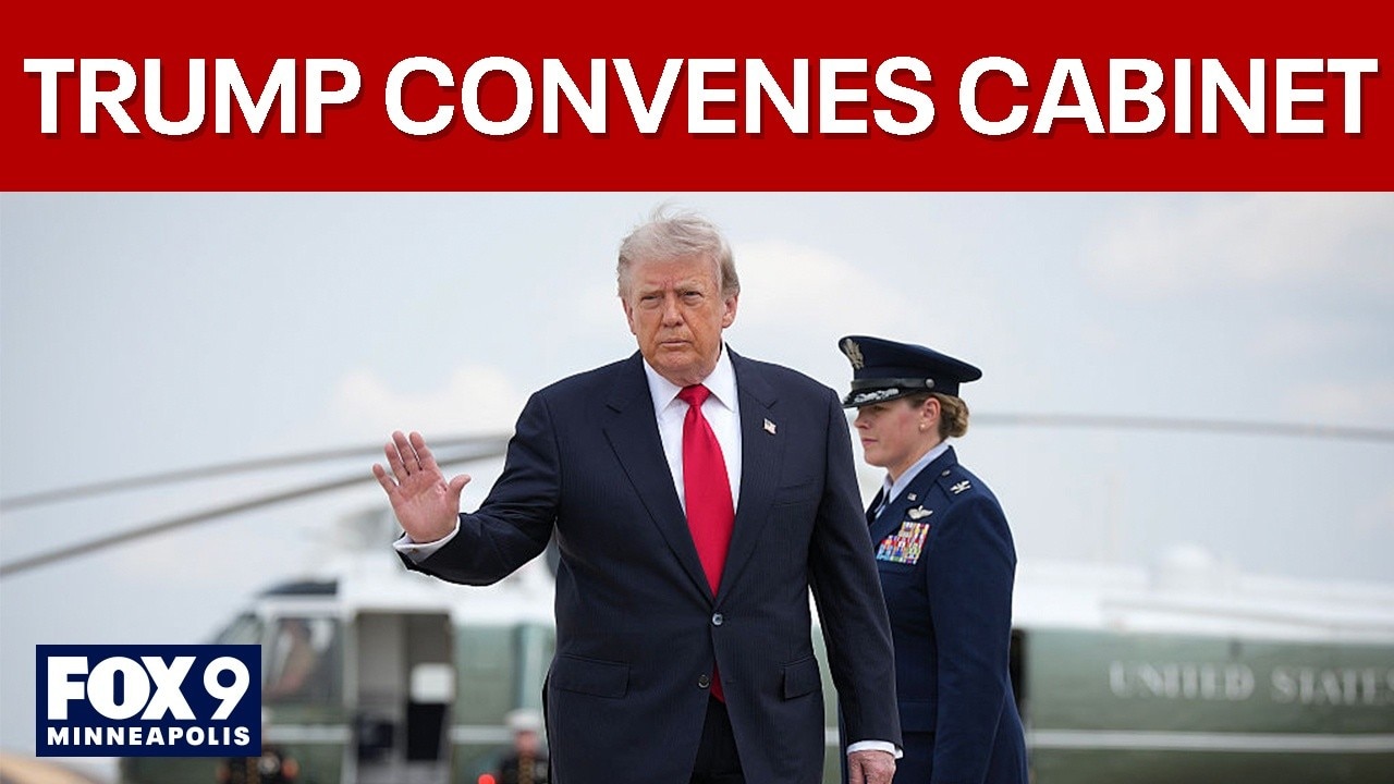 Trump holds Cabinet meeting at Camp David