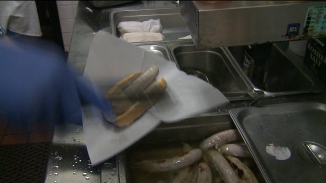 How about a brat? Free Usinger sausage for all (while supplies last)