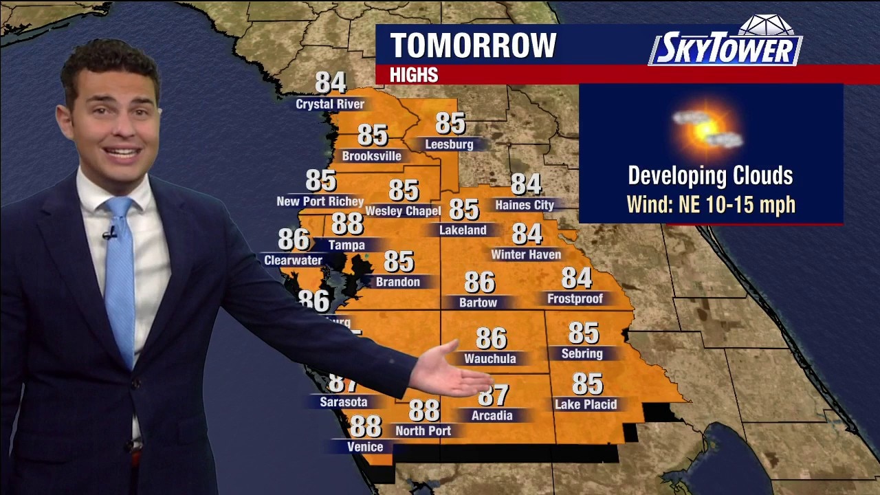 Tampa Weather | Thursday evening forecast
