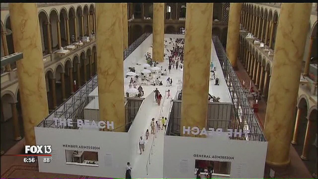 Viniks help kick off 'The Beach' art exhibit