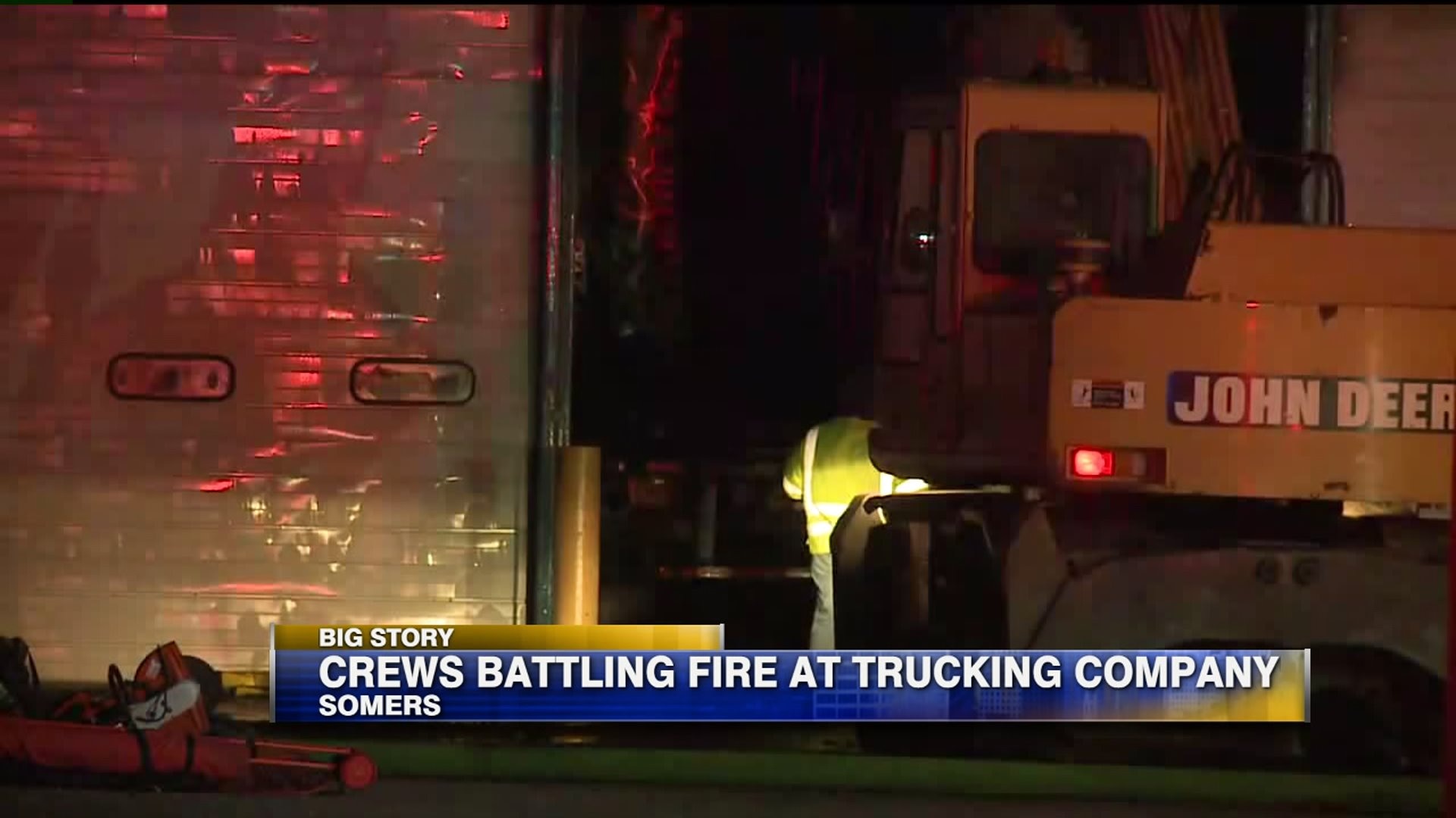Fire at trucking company in Kenosha Co.