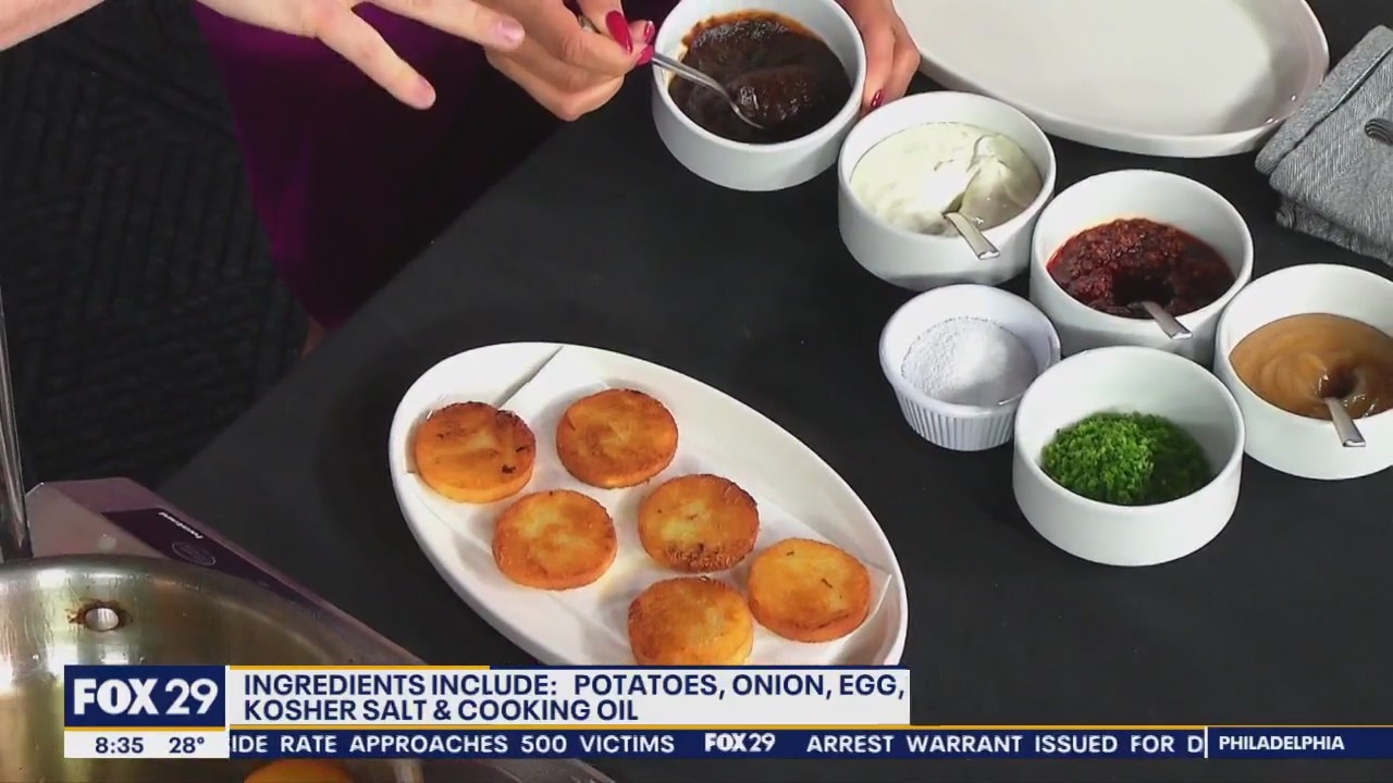 How to make round Latkes for Hanukkah