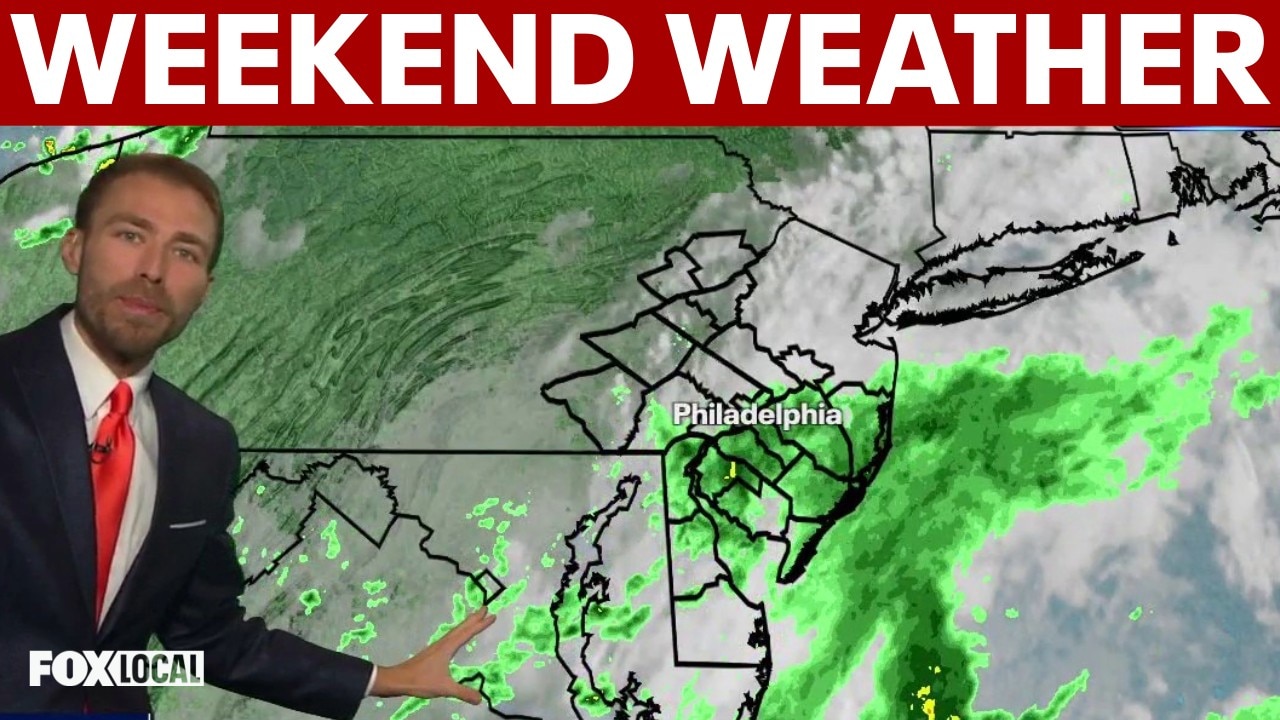 Philadelphia Weather Authority: Rain and showers Saturday, sunny Sunday afternoon