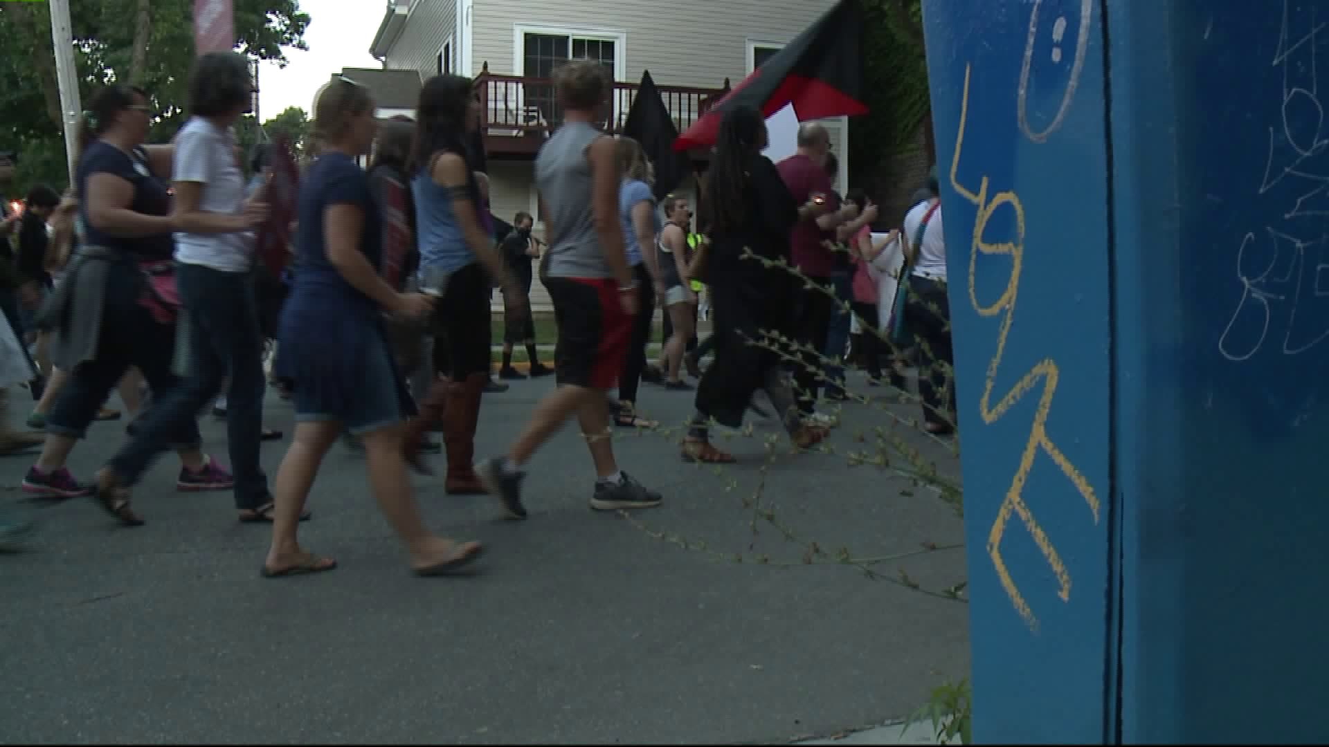March in solidarity with Charlottesville