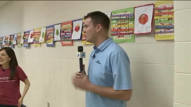 Chip checks out a tap dancing class