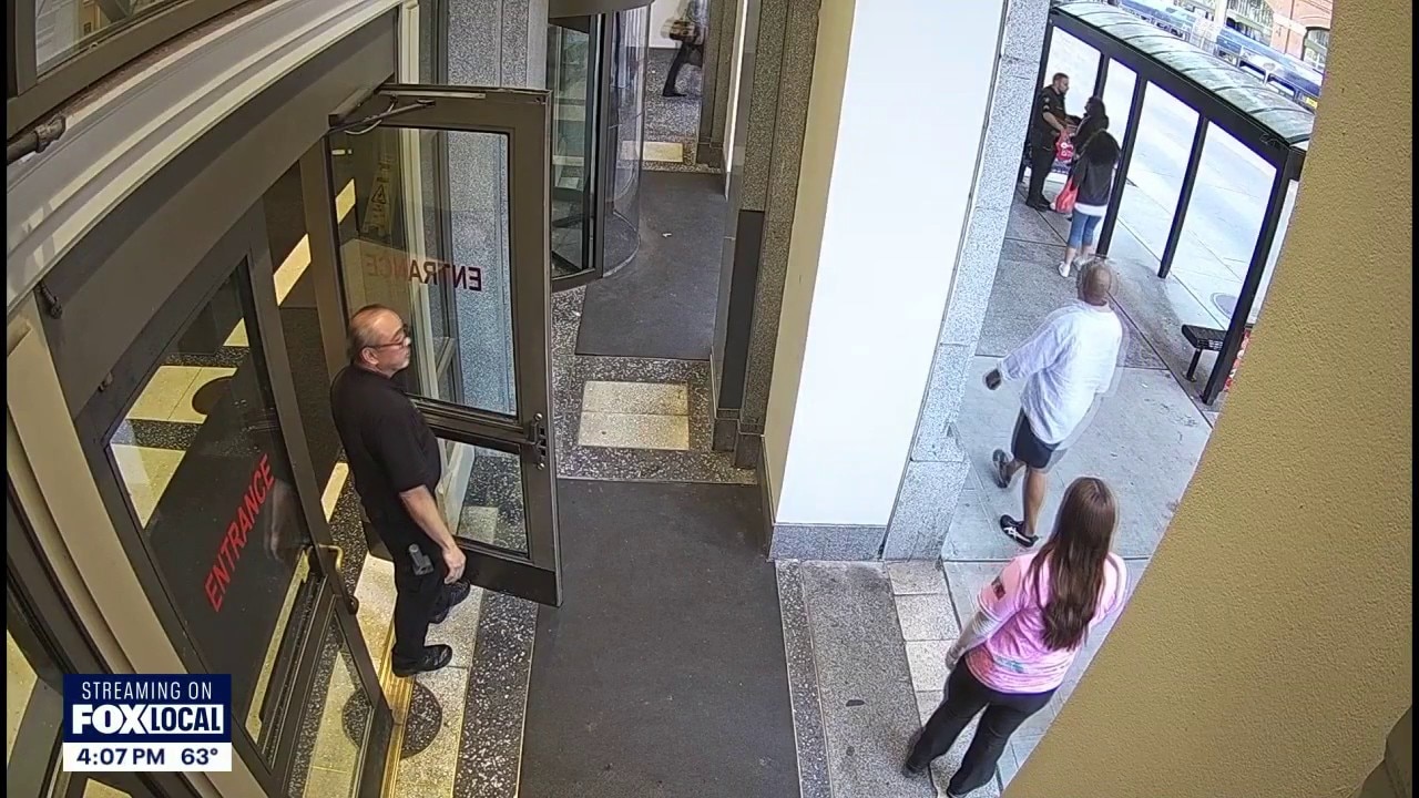New video captures moments after Seattle biting attack