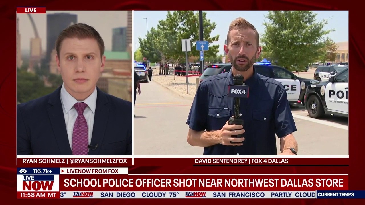 Dallas shooting: School officer wounded near Sam's club