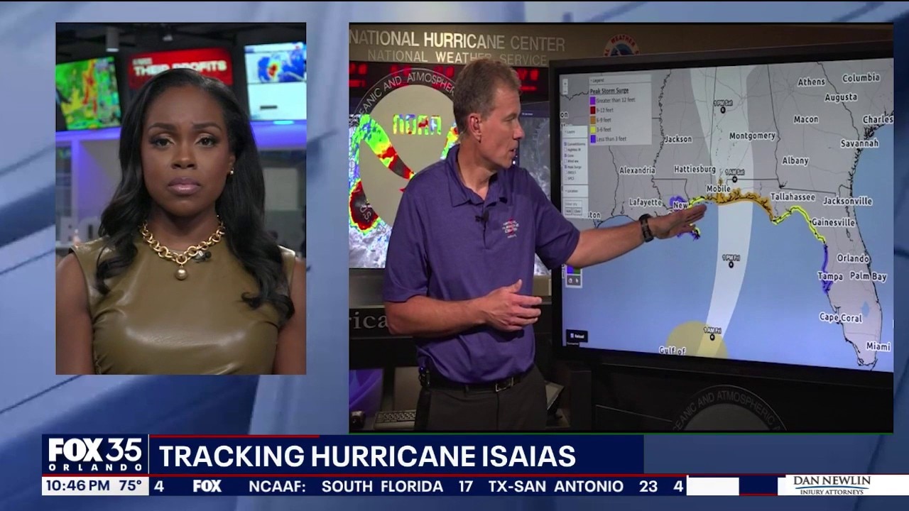 NHC warns Hurricane Isaias could strengthen further as it approaches Gulf Coast