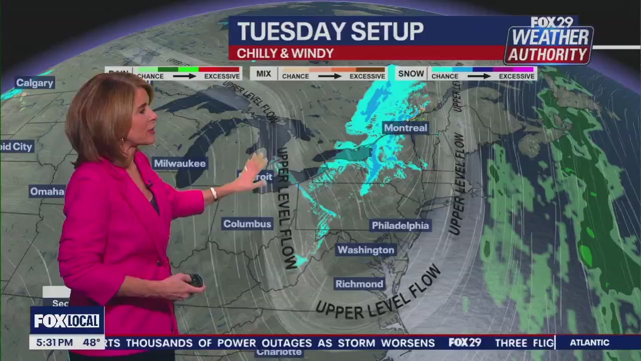 Weather Authority: Monday 5 p.m. forecast