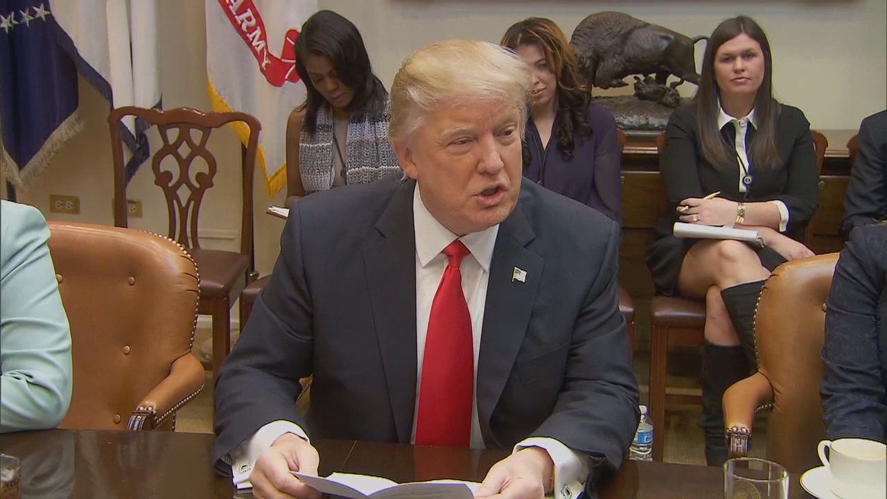 Trump denies immigration restriction caused airport chaos