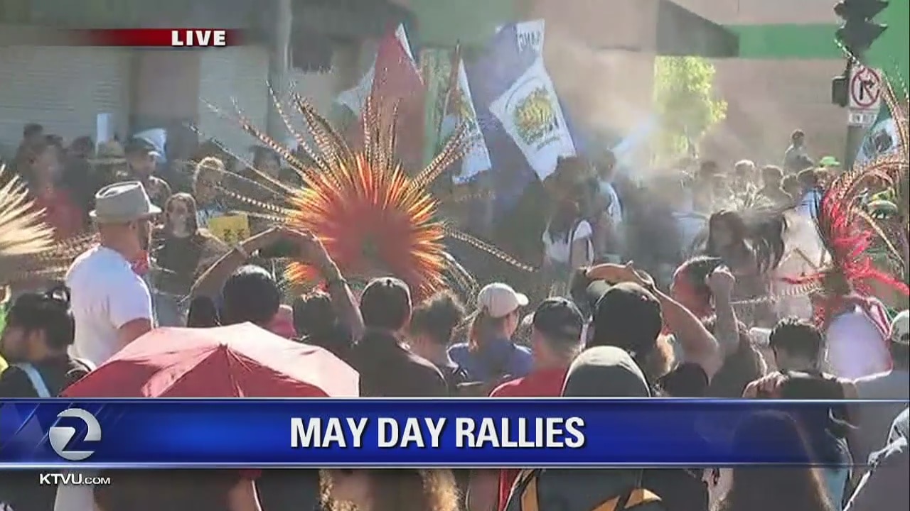 Oakland observes May Day