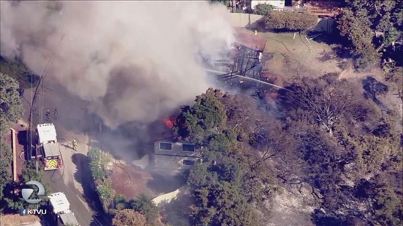 Grass fire in San Jose destroys home, spreads to 105 acres