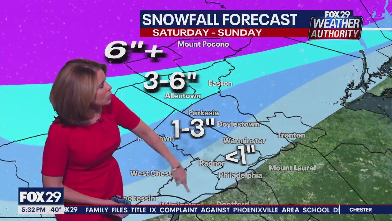 Weather Authority: 5 p.m. Thursday forecast