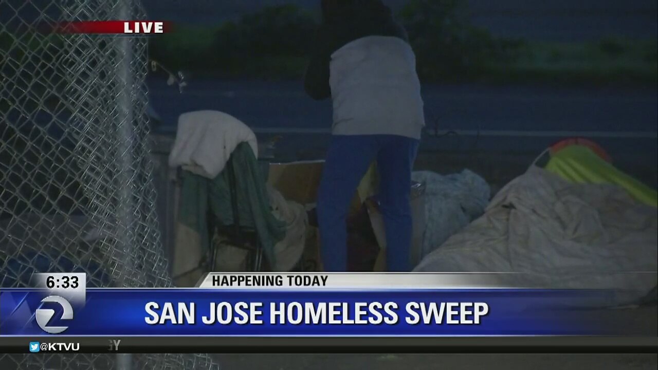 Caltrans plans sweep of San Jose homeless encampment