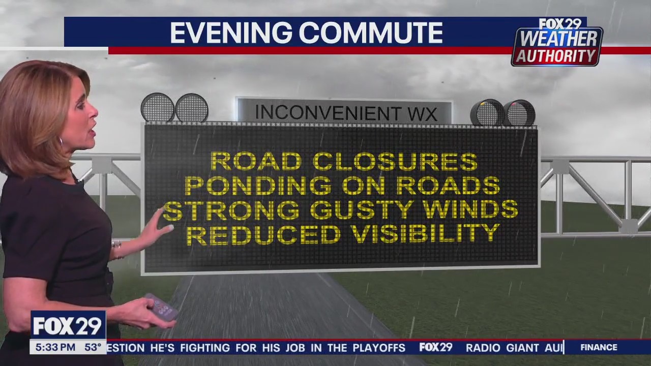 Weather Authority: 5 p.m. Tuesday forecast