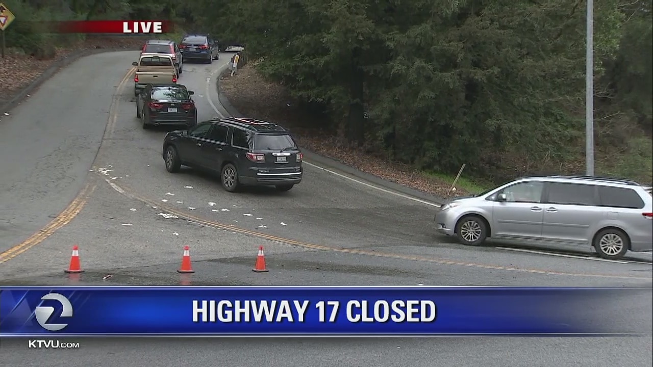 Highway 17 closed in both directions