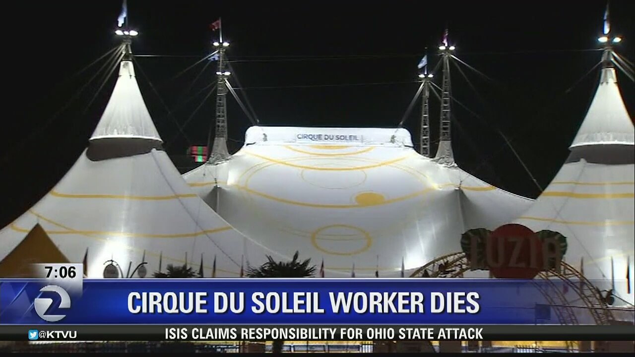 Cirque du Soleil worker killed in mishap