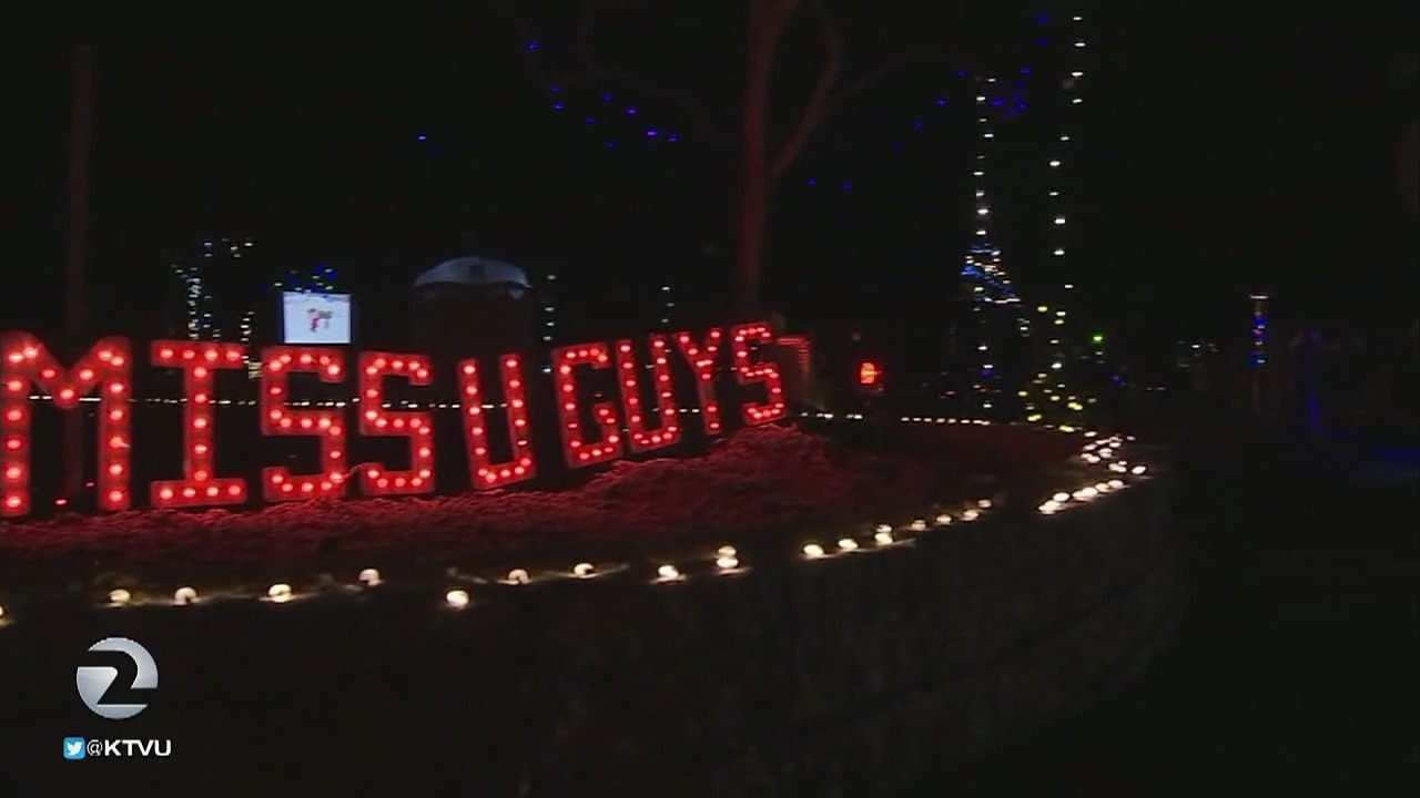 Holiday celebration at Coffey Park