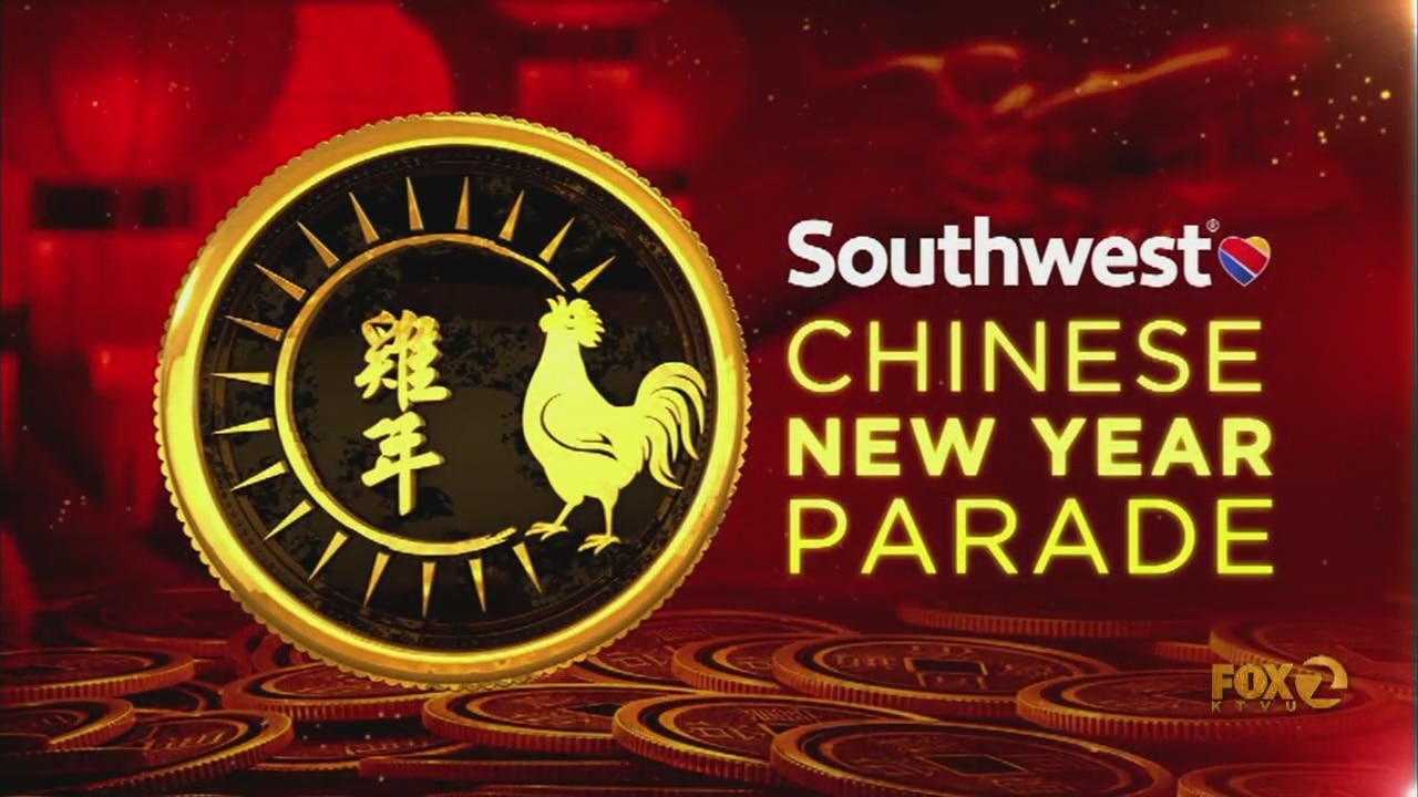 Firecrackers kick-off the Chinese New Year Parade!