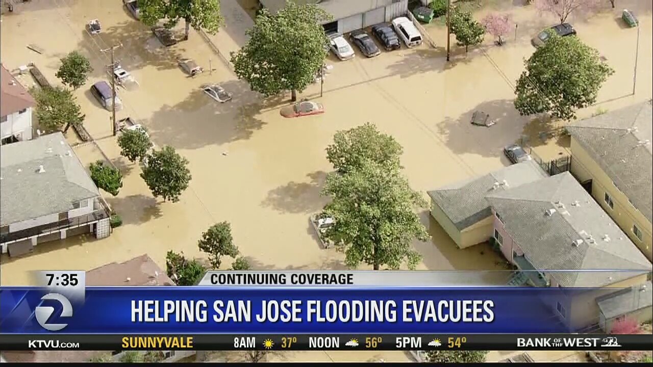 Helping San Jose flooding evacuees
