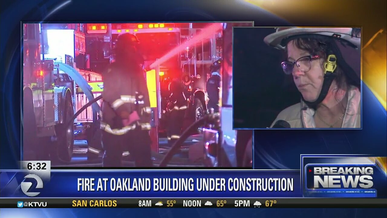 OAKLAND: Massive fire prompts evacuations of 100-200 people