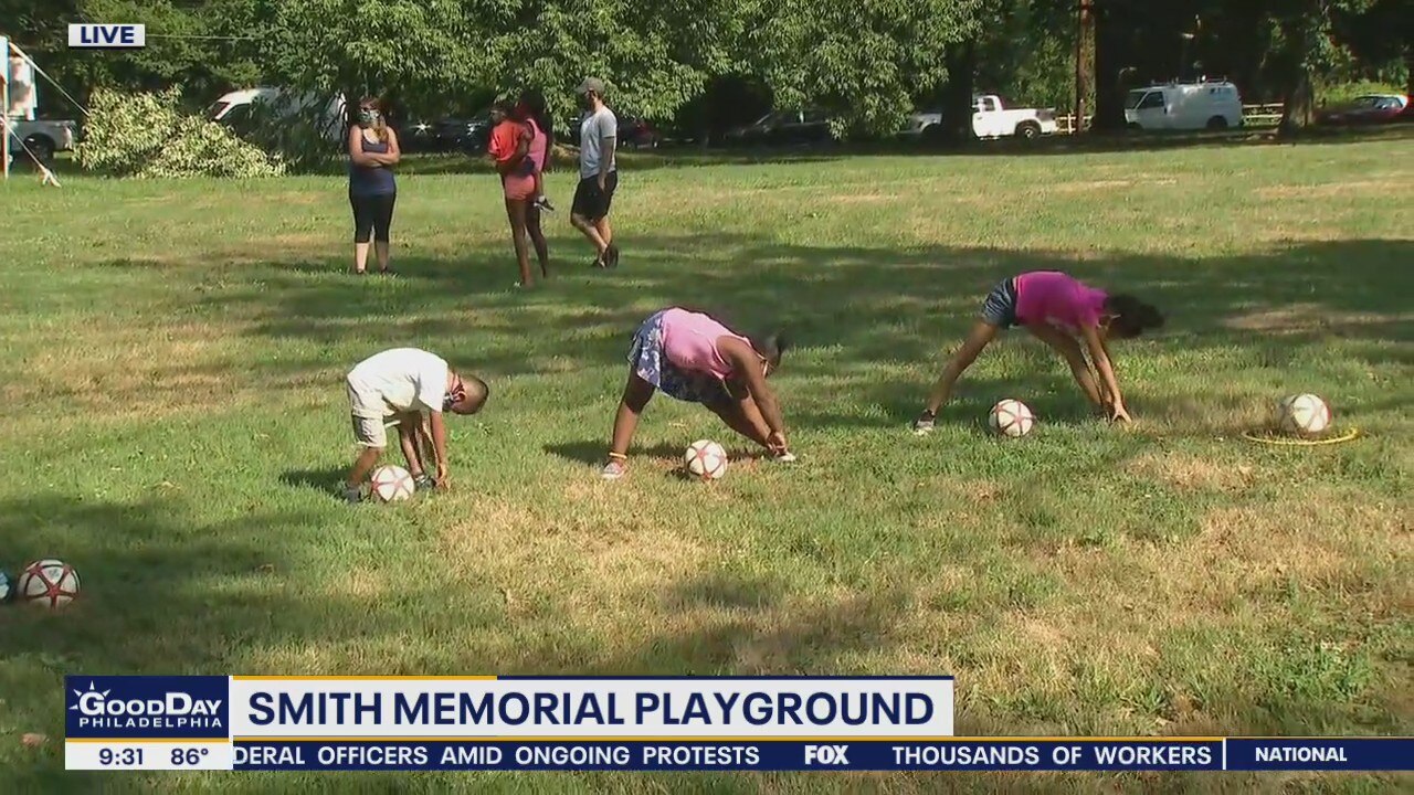 Smith Memorial Playground offers soccer shots for kids