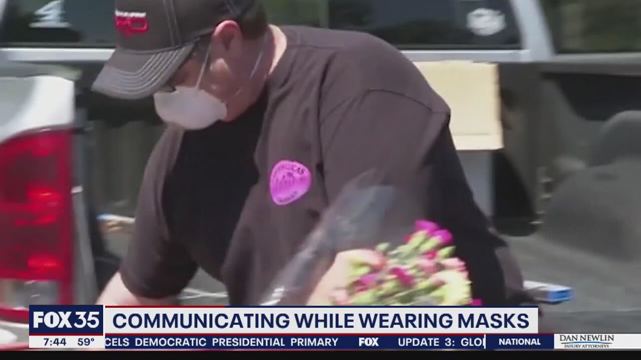 Search for Solutions: Communicating while wearing a mask