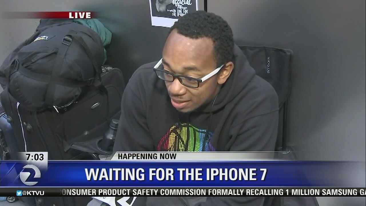 Apple faithful wait on release of iPhone 7