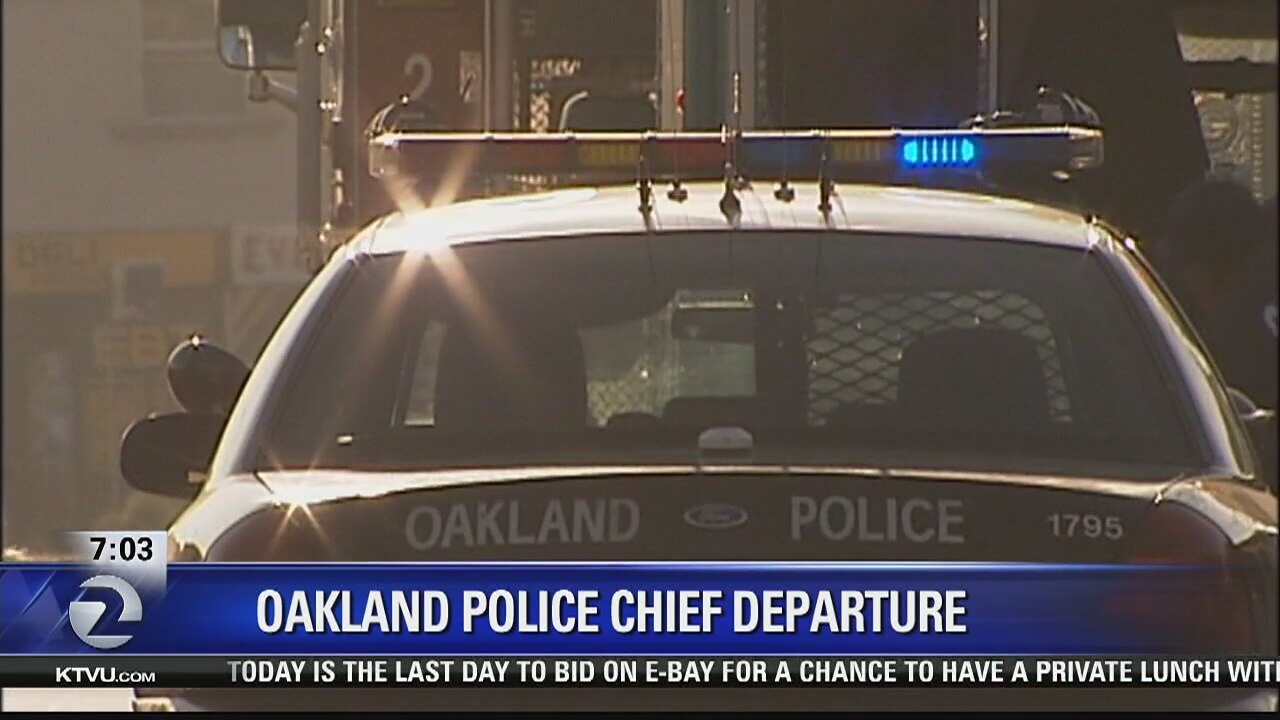 OAKLAND: Police chief departure