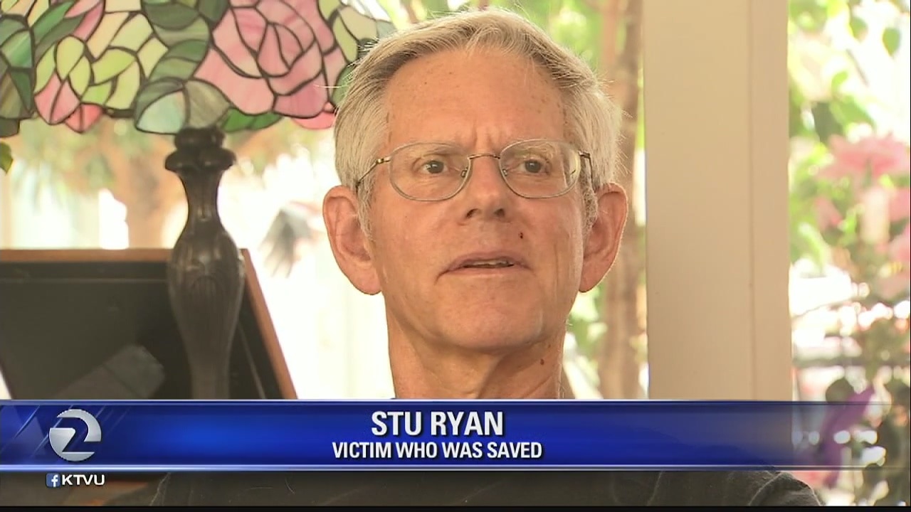 Man who collapsed at gym reunites with rescuers