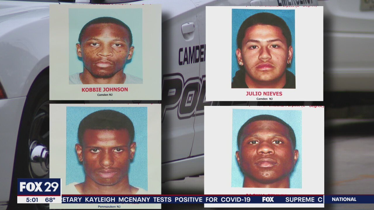 4 charged with attempted murder after shots fired at Camden officers' home