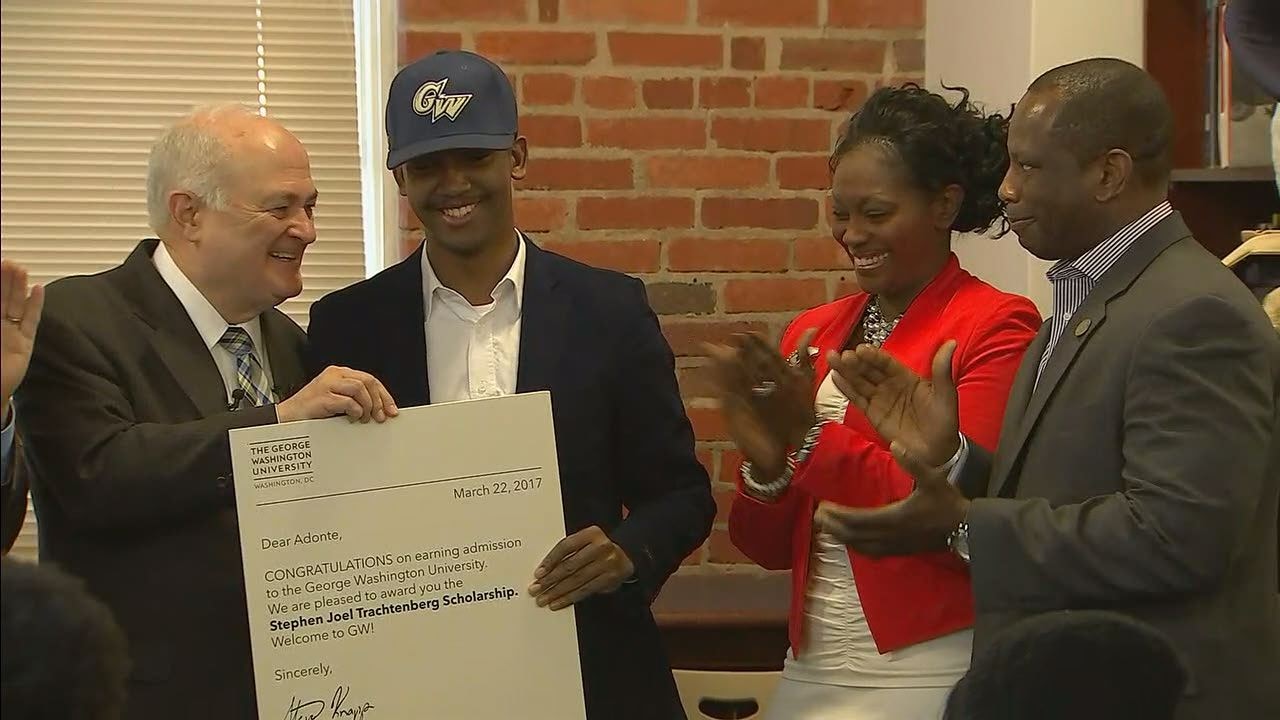 SURPRISE SCHOLARSHIPS! GW University delivers acceptance letters, scholarships to DC students