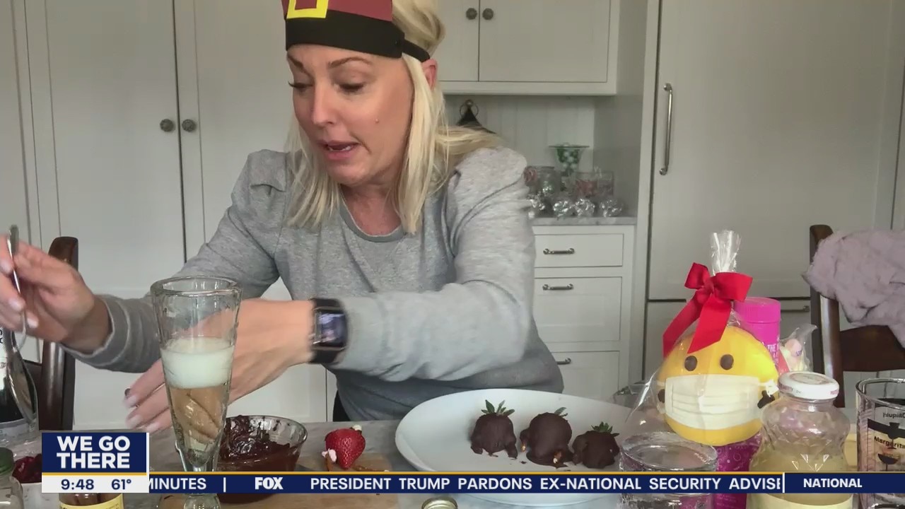 Jenn crafts some Thanksgiving treats and drinks