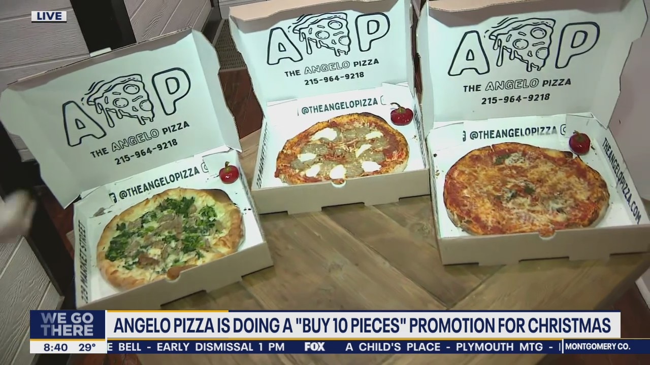 Angelo Pizza offers pizza promotion for holidays