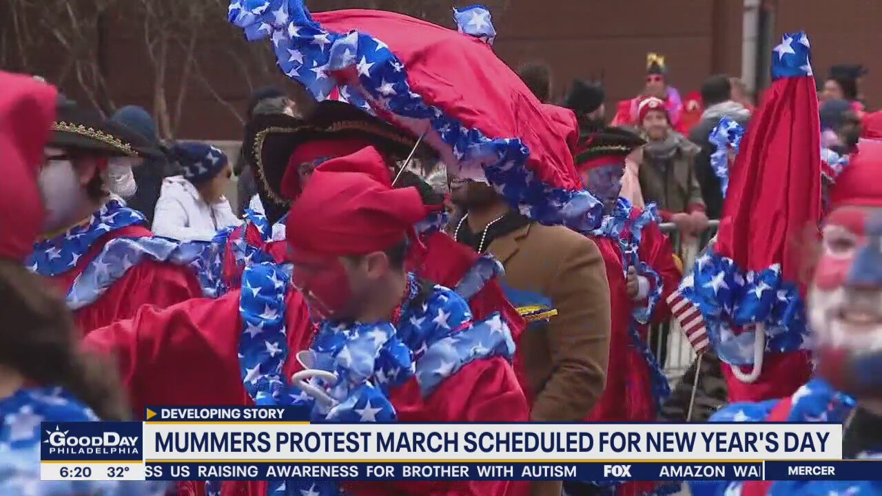 Mummers protest march scheduled for New Year's Day