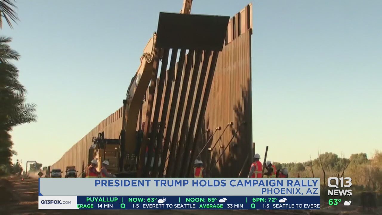 Trump celebrates border wall milestone in Arizona | FOX 13 Seattle