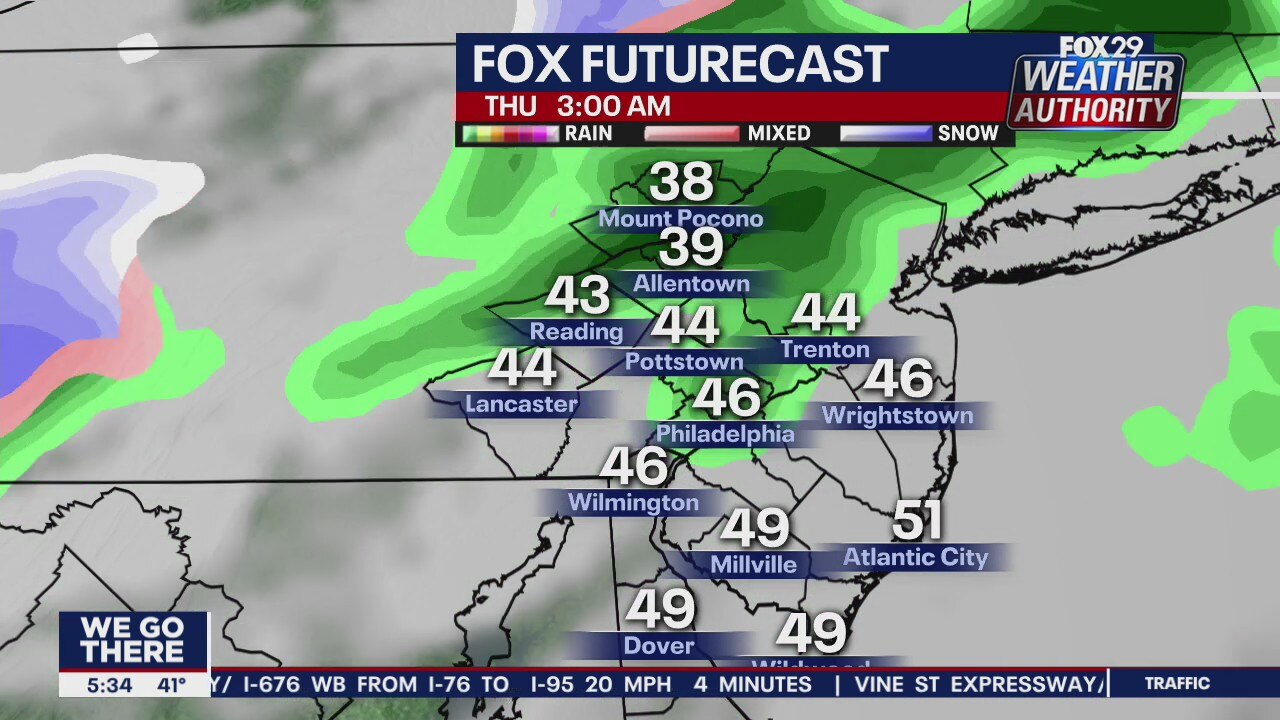 FOX 29 Weather Authority 7-day forecast