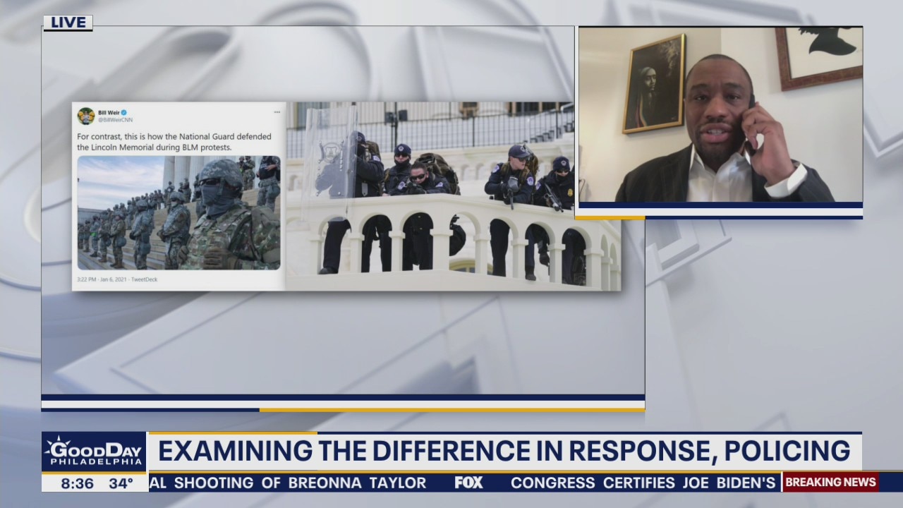 Examining differences between Black Lives Matter and Capitol breach protests