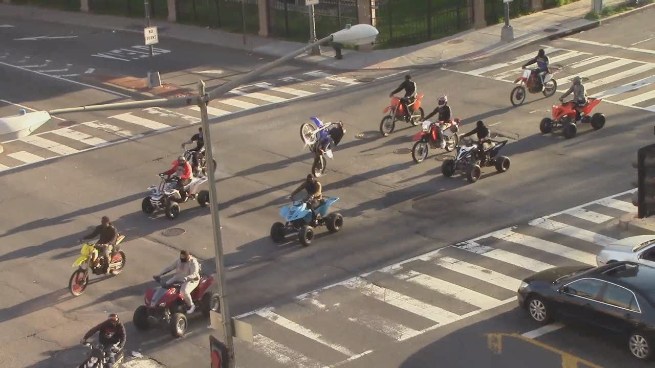Illegal dirt bikes, ATVs cut across traffic in Northeast DC