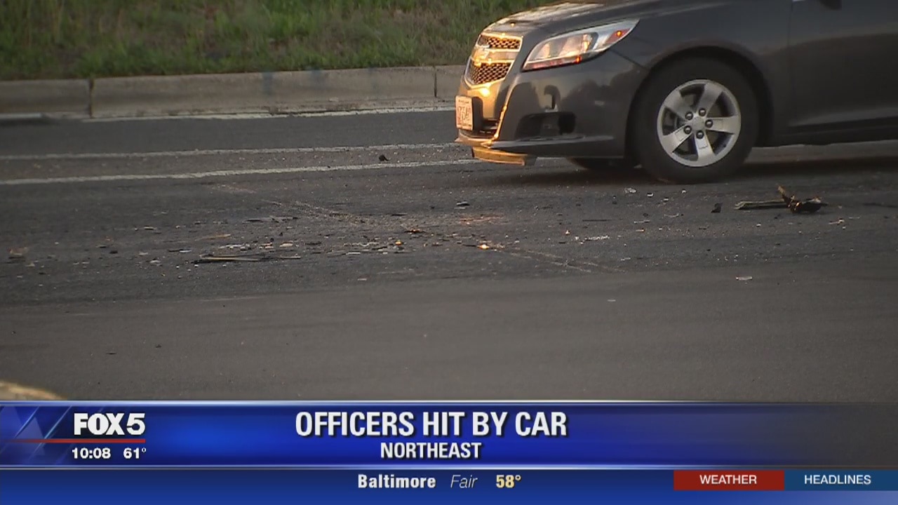 Suspect is wanted for hitting D.C. Police officers